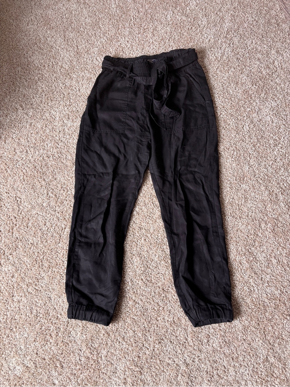 Abercrombie Tie Waist Joggers Sz Small Regular